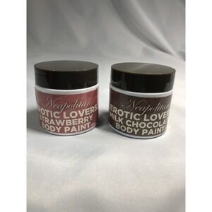 Edible Body Paint Strawberry & Chocolate Flavor Sensual Couples Foreplay Massage